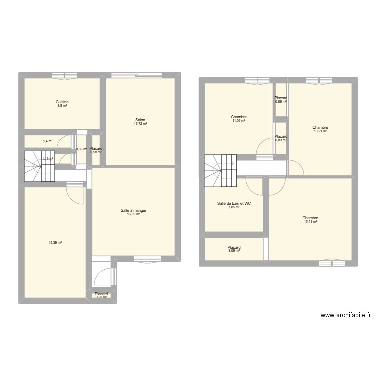 Maison des Courlis 2. Plan de 16 pièces et 110 m2