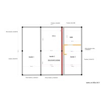 modification implantation pieux et poteaux intérieurs