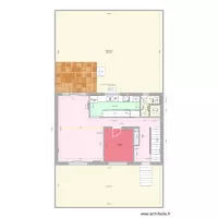 RDC - Plan Big cuisine - Sdb en L meuble