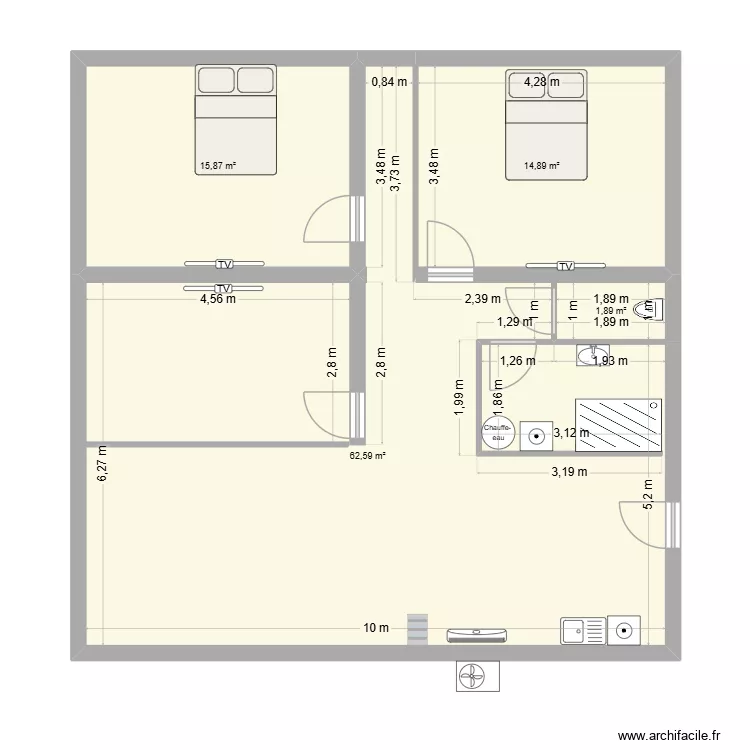 kiki. Plan de 4 et 95 m² kiki. Plan de 4 et 95 m²