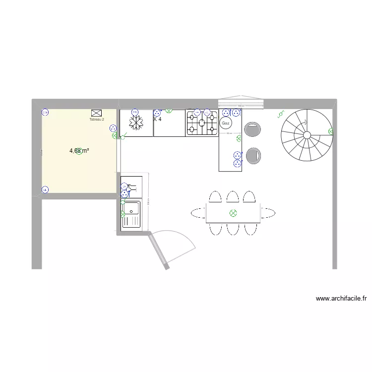 Cuisine Elec V1. Plan de 