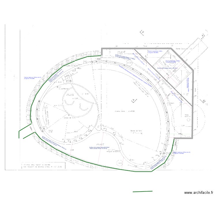 Piscine du Grand Galion. Plan de 0 pièce et 0 m2
