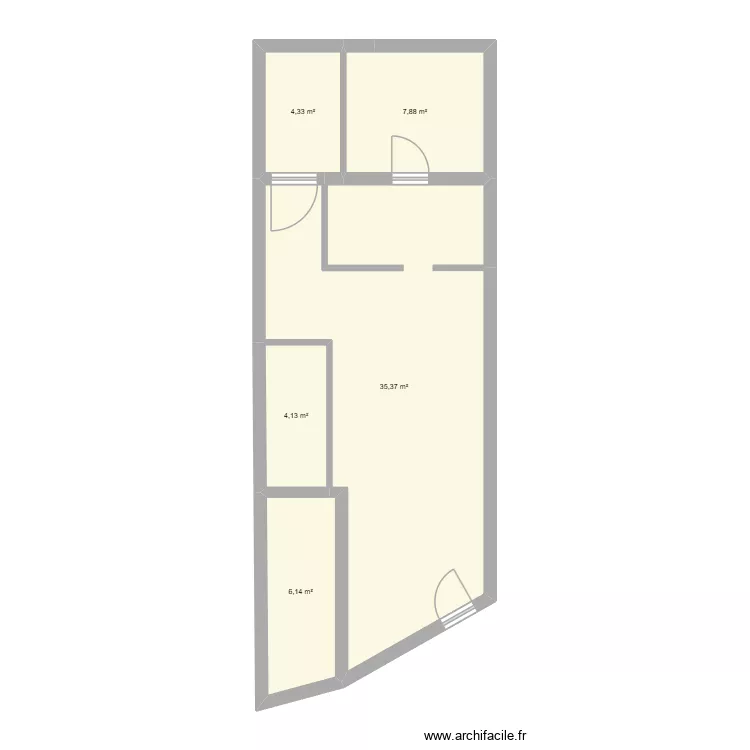 Plan fures. Plan de 5  et 58 m²