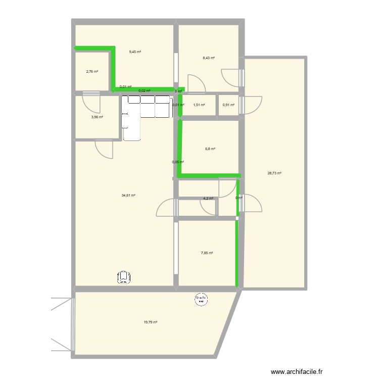 Grand chemin de messine 86 test. Plan de 0 pièce et 0 m2