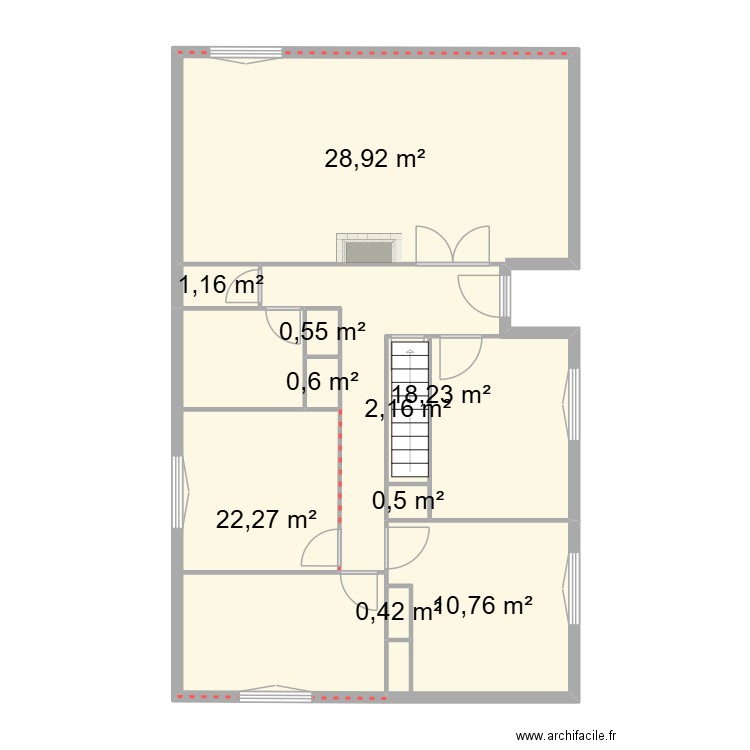 ABAG 019. Plan de 10 pièces et 86 m2