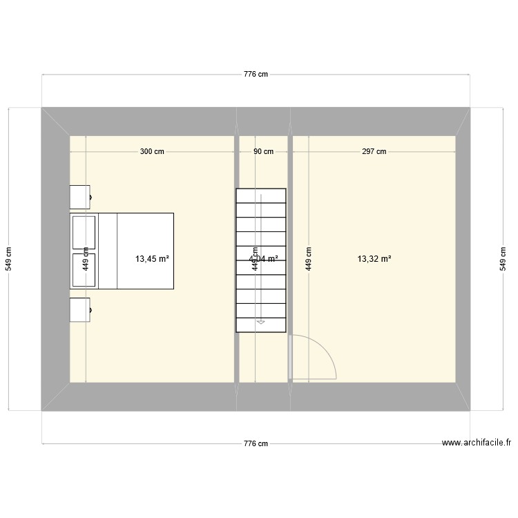 Rennes grenier. Plan de 0 pièce et 0 m2