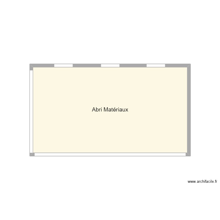 0_CroquisAmBURDIN. Plan de 1 pièce et 14 m2
