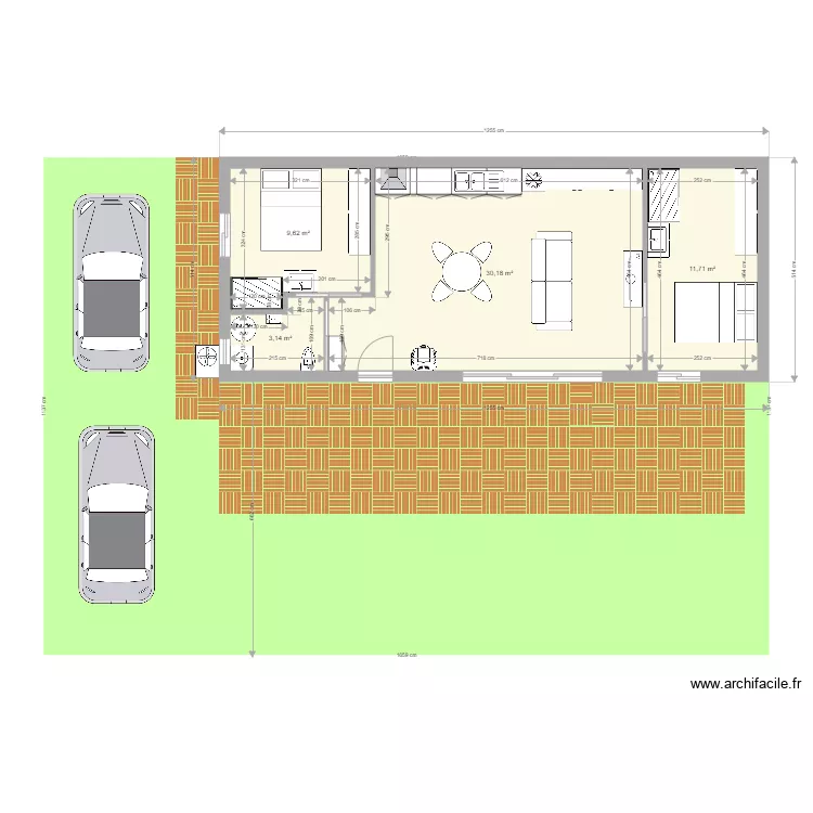 CONTAINER T3 2X40". Plan de CONTAINER T3 2X40". Plan de