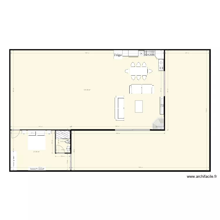 maison. Plan de 
