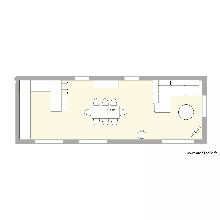 Maison. Plan de 