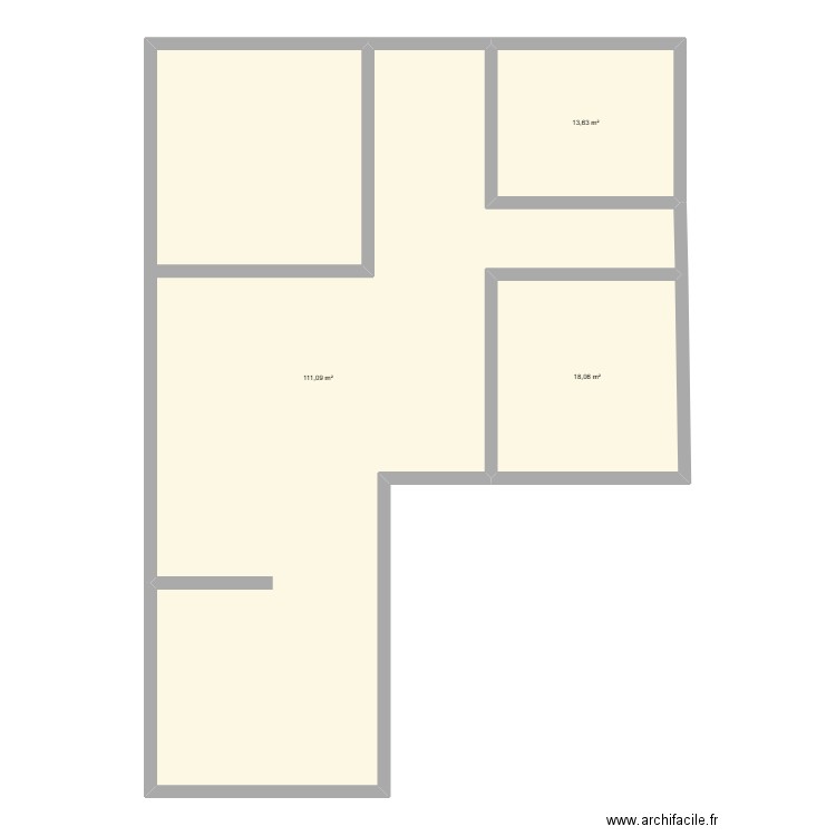 maisonhammamet. Plan de 3 pièces et 143 m2
