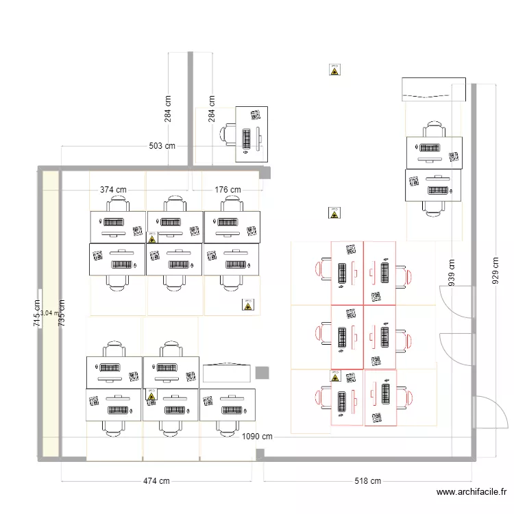 Avec salle archive. Plan de Avec salle archive. Plan de