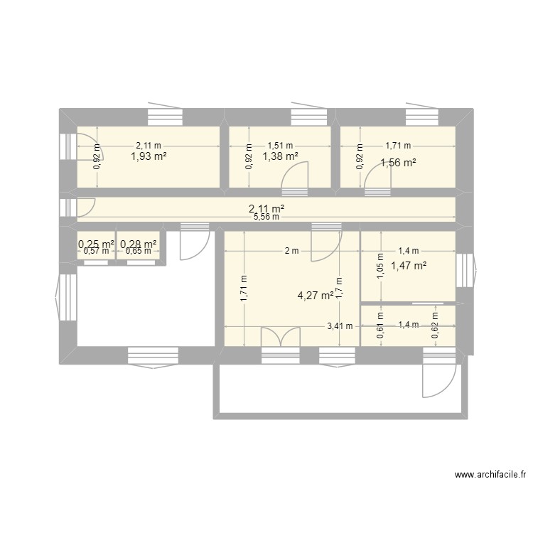 GAETAN. Plan de 8 pièces et 13 m2