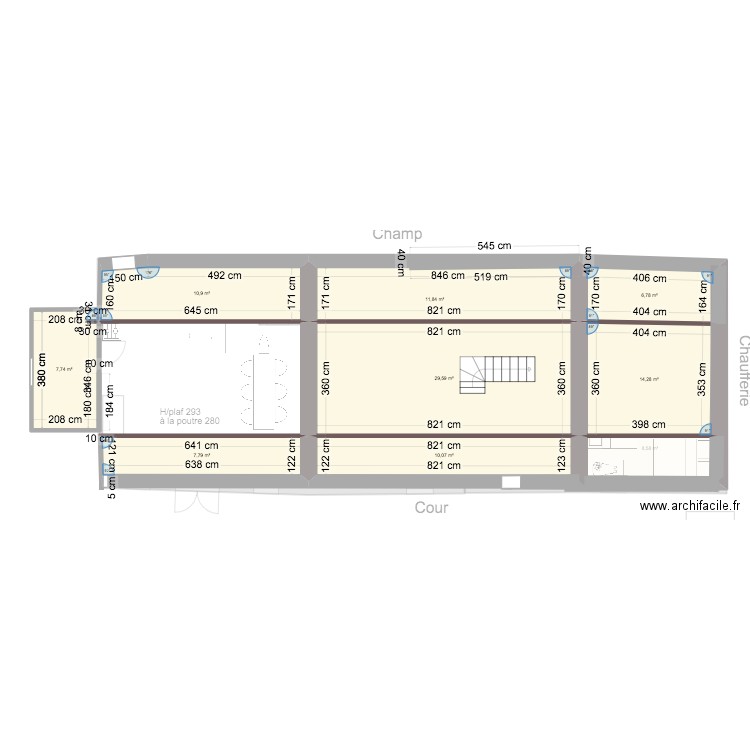 BREVIANDE Plan RdC GASPARD 2. Plan de 11 pièces et 118 m2