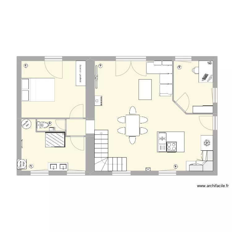 maison V5. Plan de maison V5. Plan de
