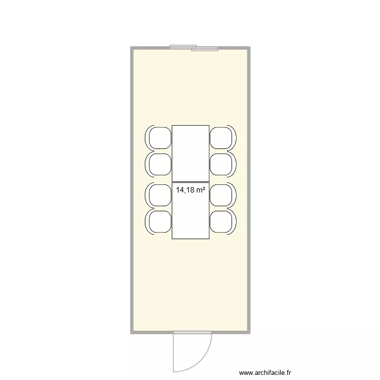 CALADE CONSTRUCTION ST MAURICE DE REMENS. Plan de 1  et 14 m²