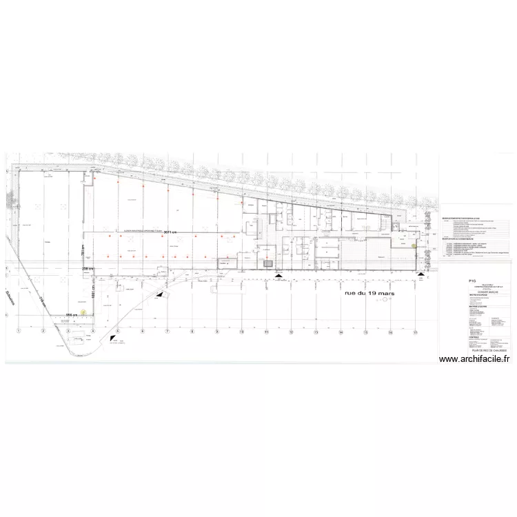 APF cable d'alimentation. Plan de 