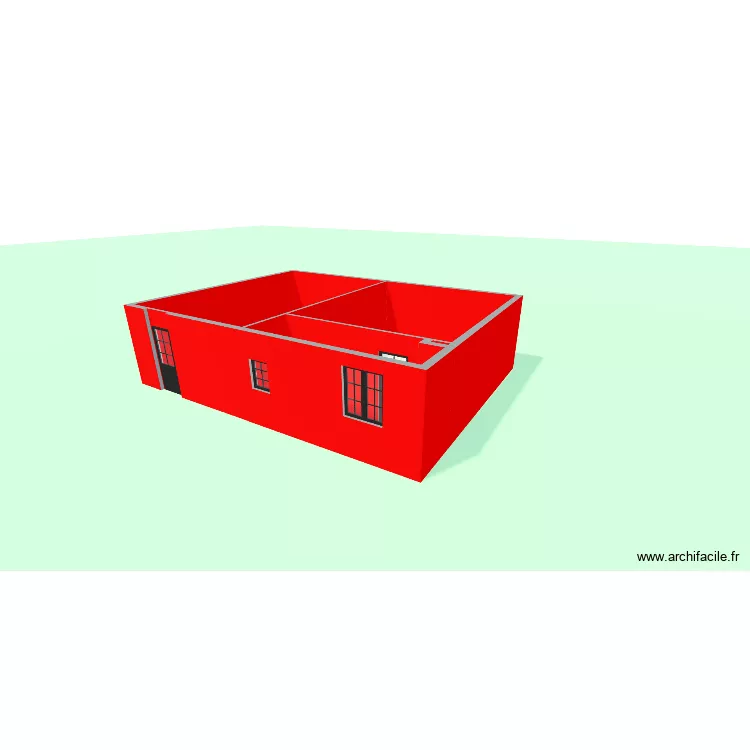 BI1. Plan de 4  et 63 m²