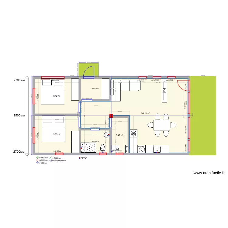 Путятино 72 ГХВС. Plan de 