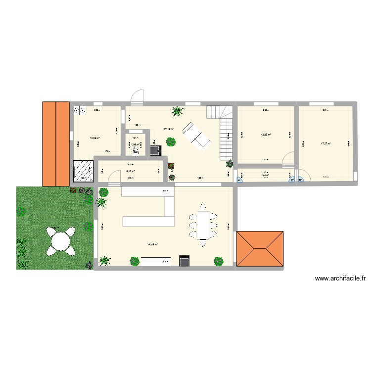 Maison. Plan de 0 pièce et 0 m2