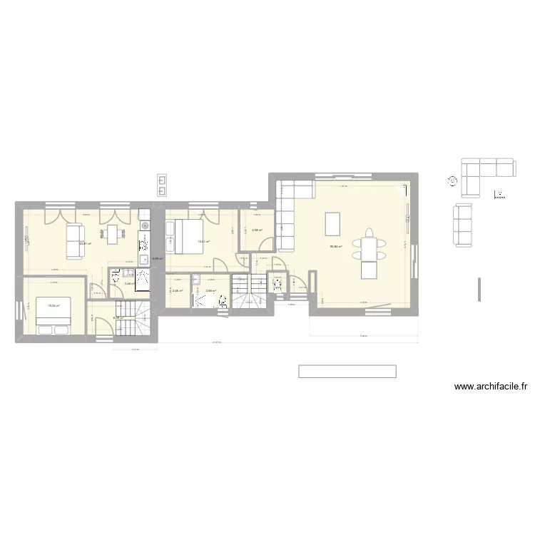 CHANTE COUCOU thomas. Plan de 10 et 118 m² CHANTE COUCOU thomas. Plan de 10 et 118 m²