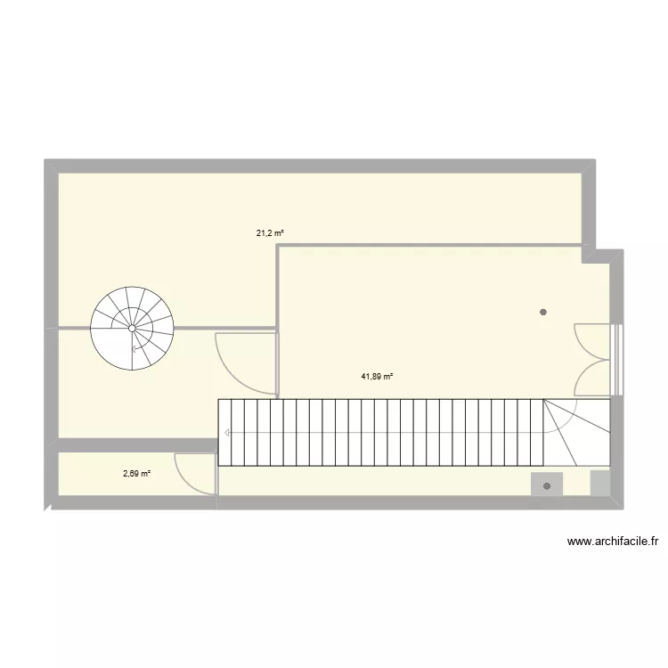 CREHE LIEUTAUD EXISTANt. Plan de 3  et 66 m²