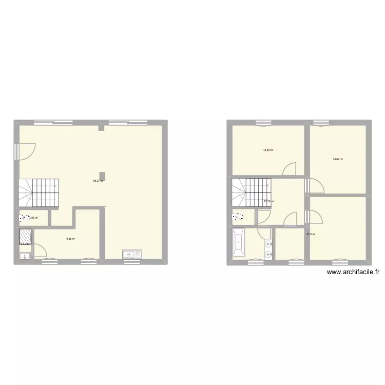 plan_rdc. Plan de 8 Pièces et 131 m²