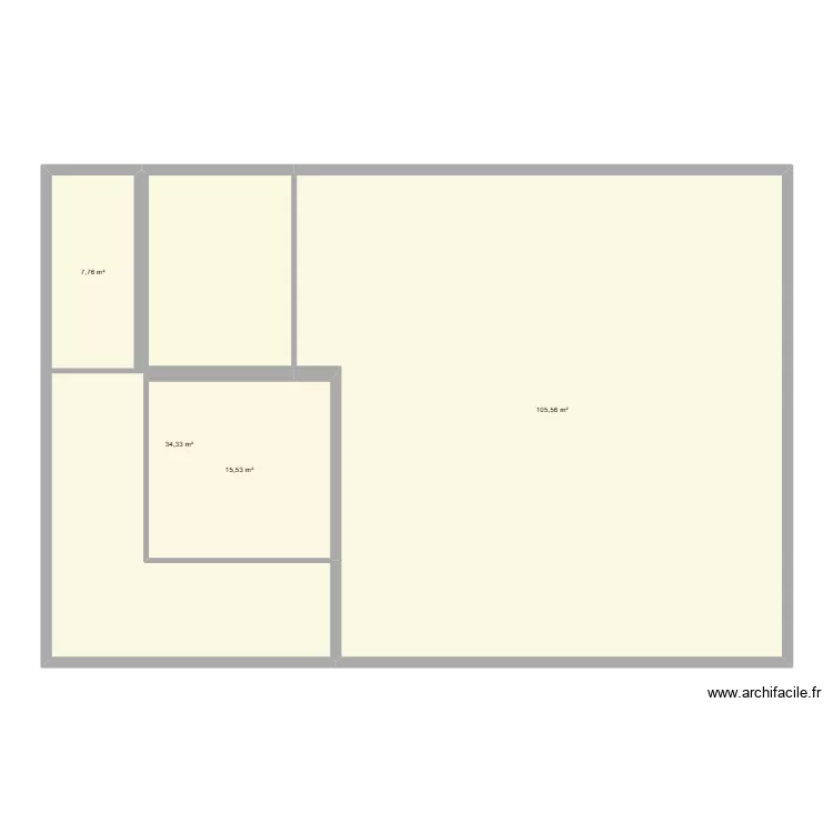CASTELNAU. Plan de 4 et 163 m² CASTELNAU. Plan de 4 et 163 m²