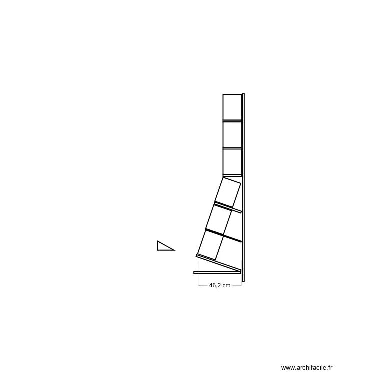 Presentoir Librairie June 19*12. Plan de 