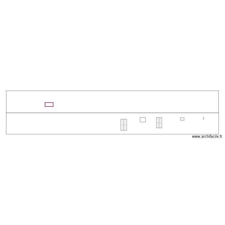 Façade 2. Plan de 0 pièce et 0 m2