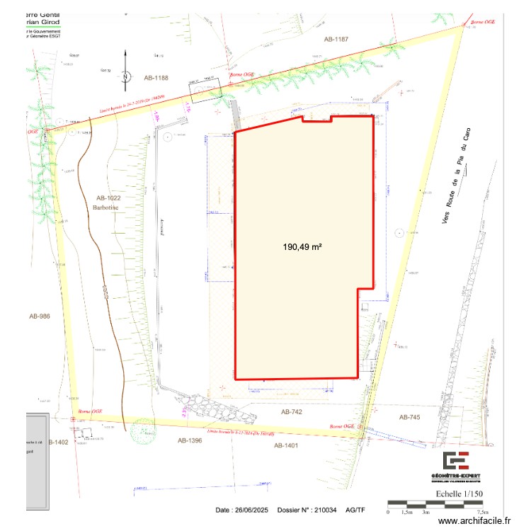 EMPRISE AU SOL. Plan de 0 pièce et 0 m2 EMPRISE AU SOL. Plan de 0 pièce et 0 m2