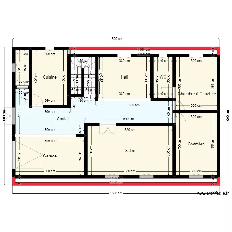 Plan de terrain 15m * 10m Client 26237929 V3. Plan de 