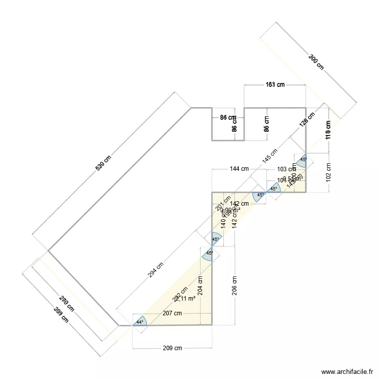 37 universit&eacute; 4M. Plan de 