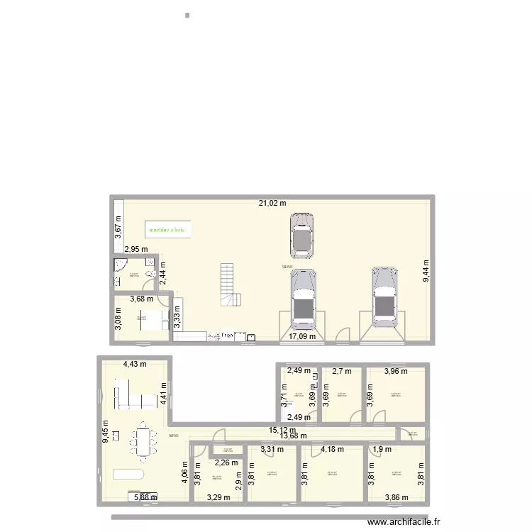 maison. Plan de maison. Plan de
