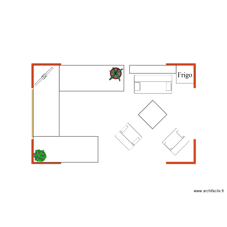 show room. Plan de 0 pièce et 0 m2