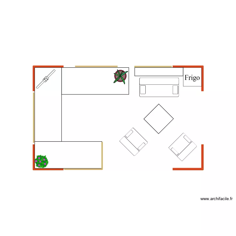 show room. Plan de 