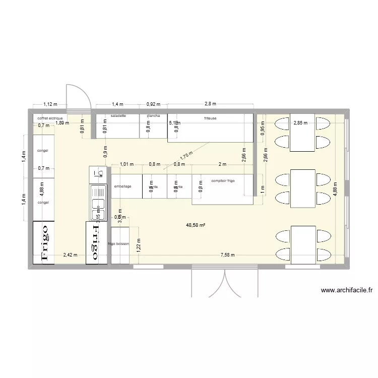 plan ab2. Plan de 1 et 49 m² plan ab2. Plan de 1 et 49 m²