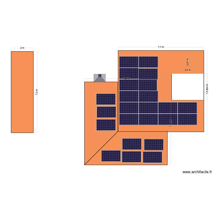 TOITURE  2. Plan de 