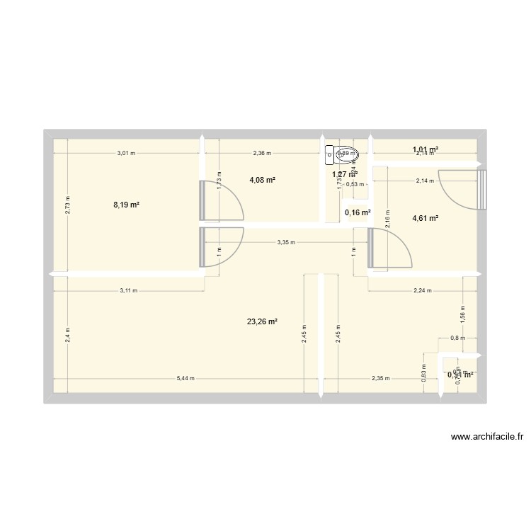 Appartement. Plan de 0 pièce et 0 m2