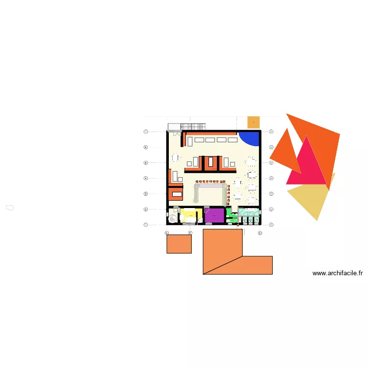 East Cloud Rooftop. Plan de 