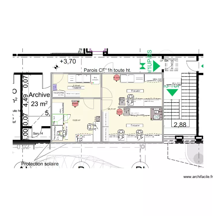 Faulquemont V6. Plan de 