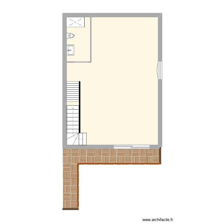 Chambre 1 / Dressing / SDB. Plan de 0 pièce et 0 m2