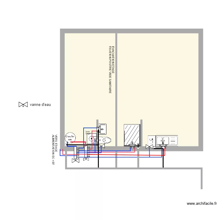 PLOMBERIE RDC 2. Plan de 