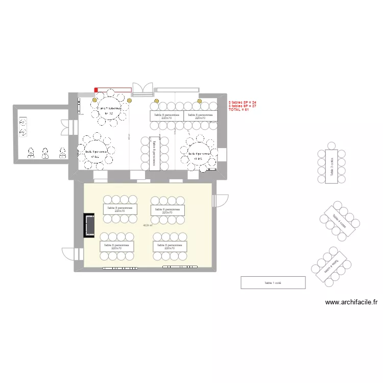 Menez bras solution Ma&euml;lig. Plan de 