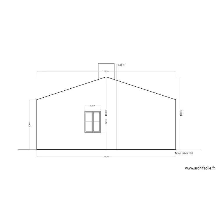 plan fa&ccedil;ade oc&eacute;ane. Plan de 