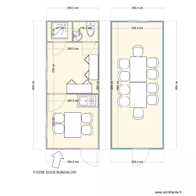 NASARRE CHANTIER BELLEY - CENTRE NAUTIQUE. Plan de 
