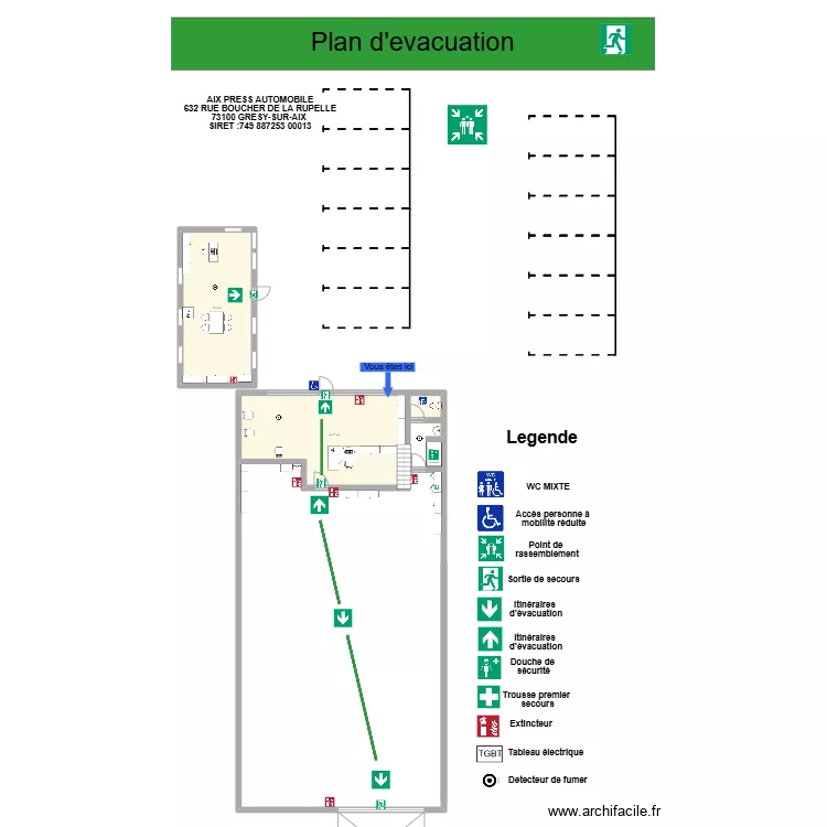 aix press automobile. Plan de 