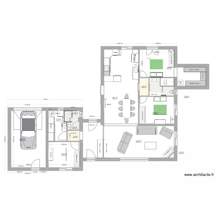 didier cuisine 2026/3. Plan de 14 et 269 m² didier cuisine 2026/3. Plan de 14 et 269 m²