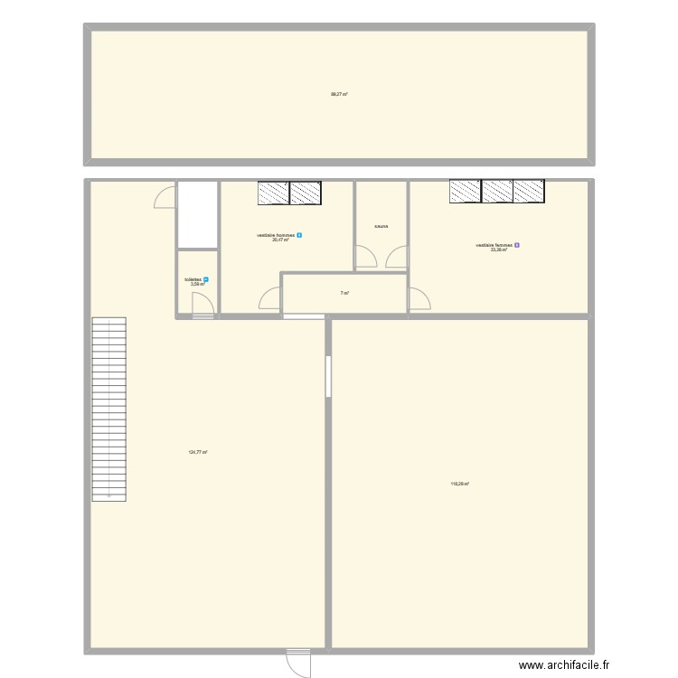 salle de beggar . Plan de 8 pièces et 403 m2