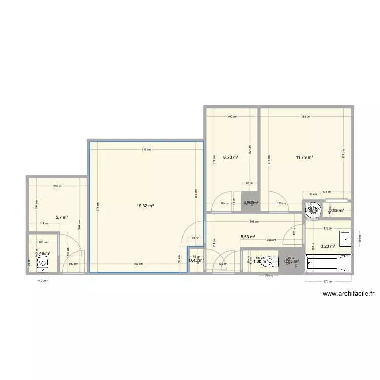 LOGE GARDIEN SYMPHONIA. Plan de 